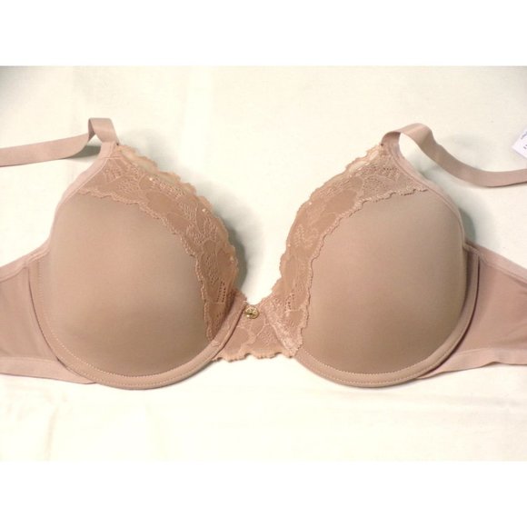 NATORI Refined Full Underwire T-Shirt Bra Pecan Beige #7313219 36B NEW - Picture 5 of 8